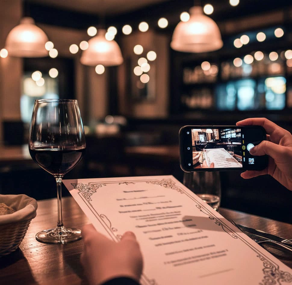 Menu to Recipe Transformation